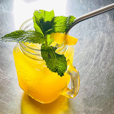 Colorful Mocktails: Spiked Turmeric Lemonade