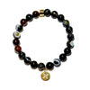 Palette Bracelet in Black Eye Agate