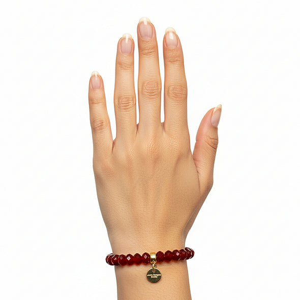 Palette Bracelet in Carnelian