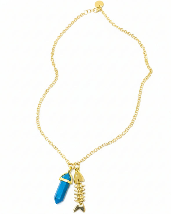 24K Gold Filled Tiny Rolo Chain Necklace