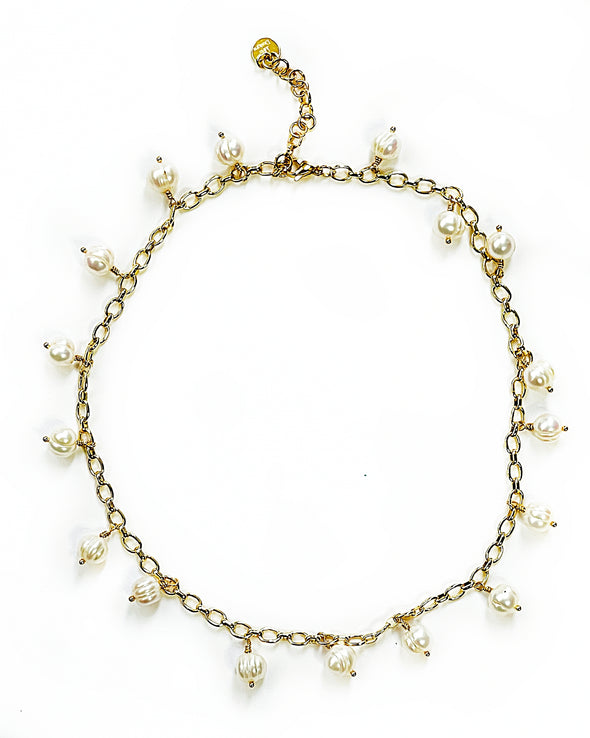 Freshwater Popcorn Pearl Necklace