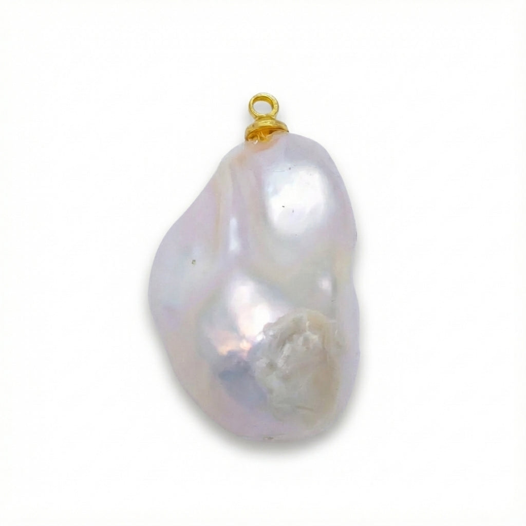 Large Baroque Pearl Charm