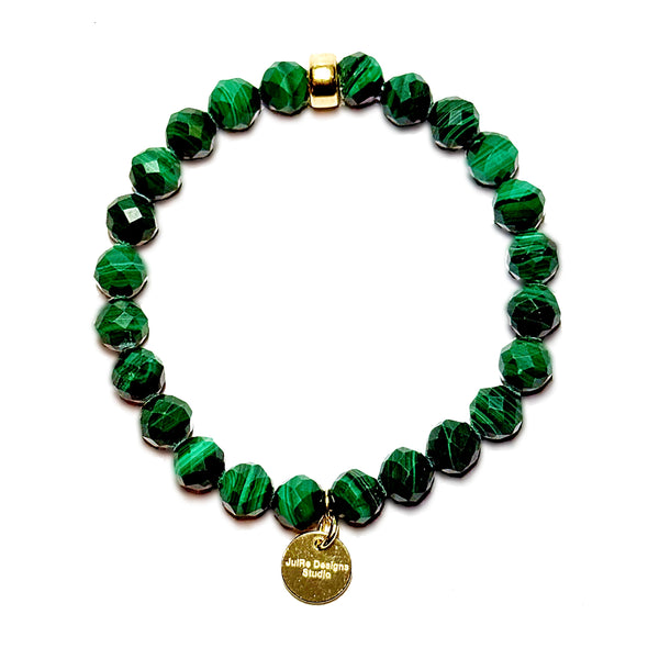 Palette Bracelet in Malachite