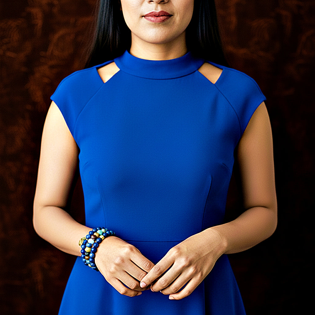 Palette Bracelet Set Blue Mix