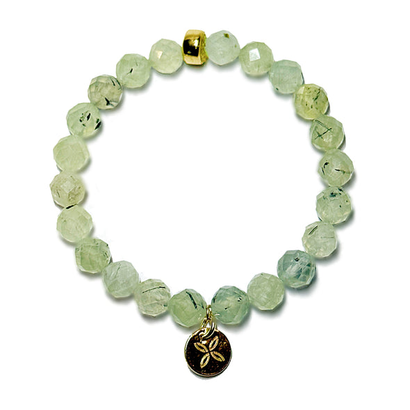 Palette Bracelet in Prehnite