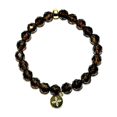 Palette Bracelet in Smoky Quartz