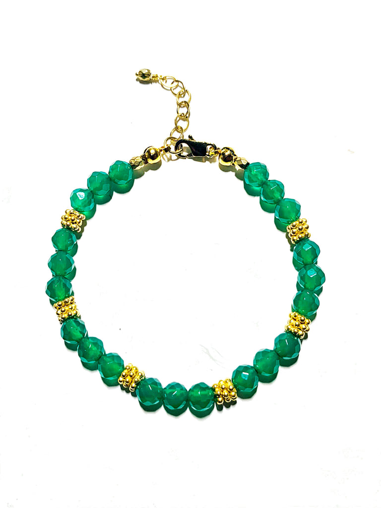 Brilliante Bracelet in Green Onyx