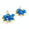 Brilliante Earrings in Blue Agate - JulRe Designs LLC
