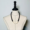 Gumball Necklace No. 2 in Brown and Cream - JulRe Designs LLC