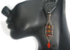 Orange Drop Earrings