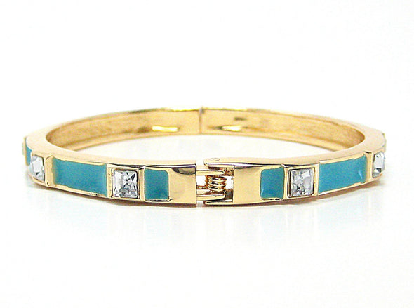 Avica Bracelet in Peacock Blue - JulRe Designs LLC