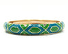 Anika Bracelet in Bright Green and Teal - JulRe Designs LLC