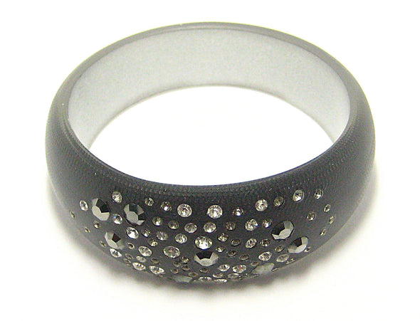 Ella Cuff Bracelet in Black Smoke - JulRe Designs LLC