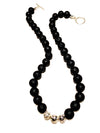 Lava Love Necklace No. 3 in Black and Silver - JulRe Designs LLC