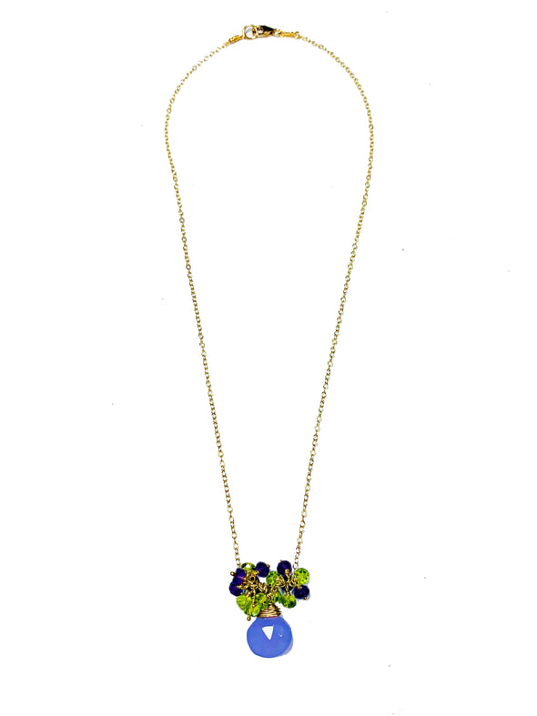 Lavender Love Chain Necklace