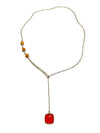 Modern Lariat Necklace No. 12 - JulRe Designs LLC