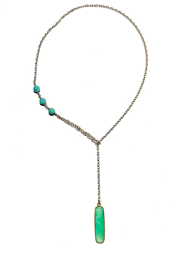 Modern Lariat Necklace No. 14 - JulRe Designs LLC