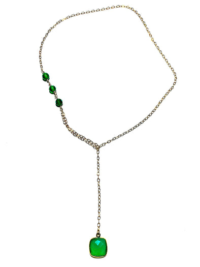 Modern Lariat Necklace No. 16 - JulRe Designs LLC
