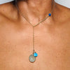 Modern Lariat Necklace No. 11 - JulRe Designs LLC