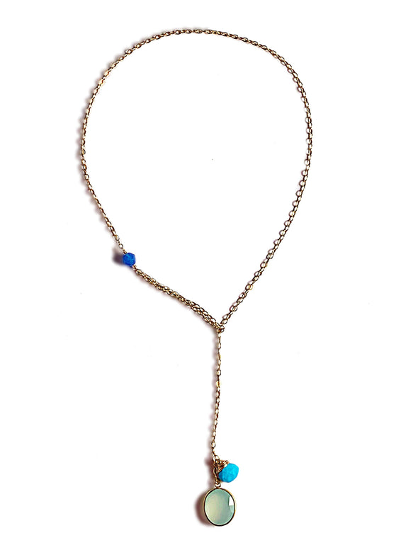 Modern Lariat Necklace No. 11 - JulRe Designs LLC