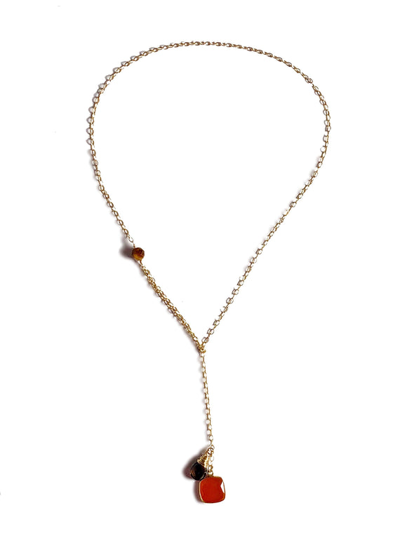 Modern Lariat Necklace No. 4 - JulRe Designs LLC