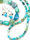 Multi Stone Necklace in Turquoise (Small)