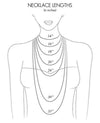 Labradorite Paper Clip Link Necklace