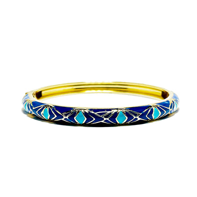 Reyna Bracelet in Navy Blue and Turquoise