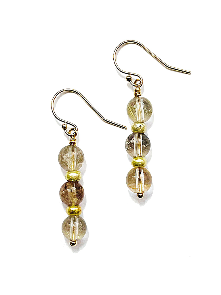 Archive Rutilated Quartz Earrings
