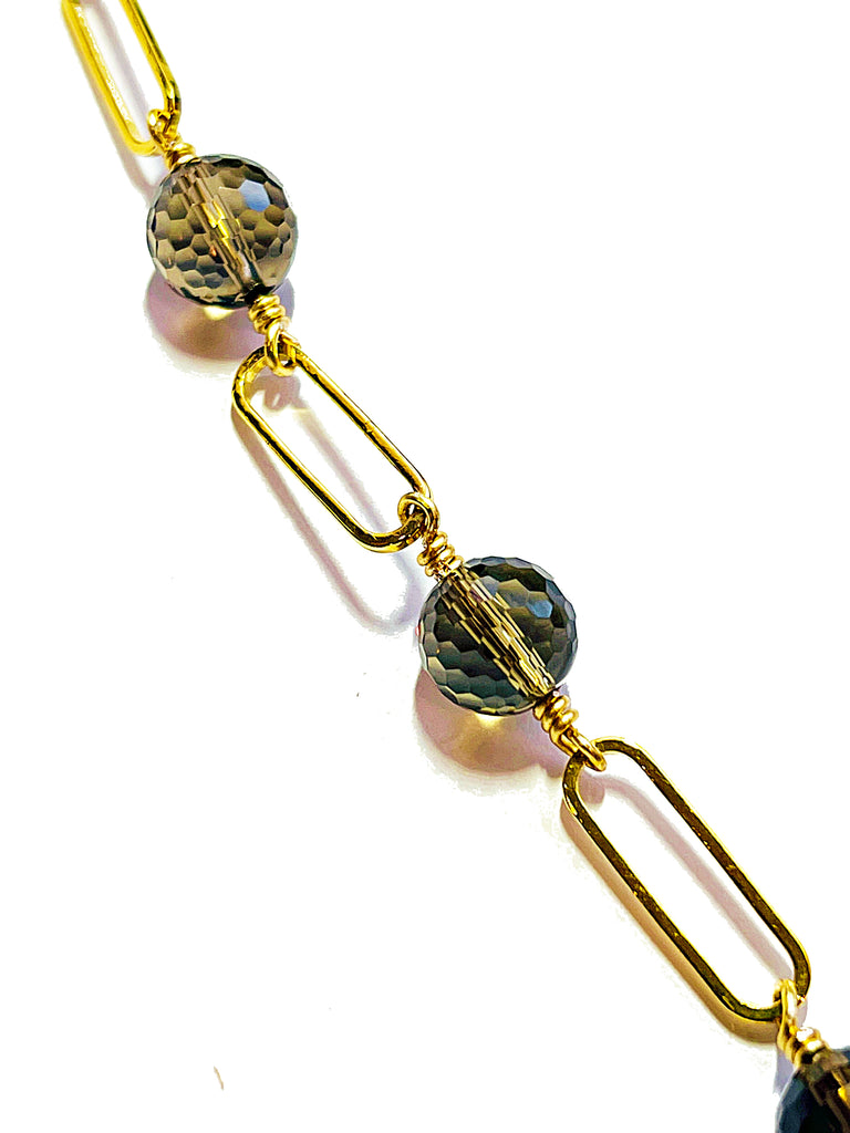 Archive Smoky Quartz Link Bracelet